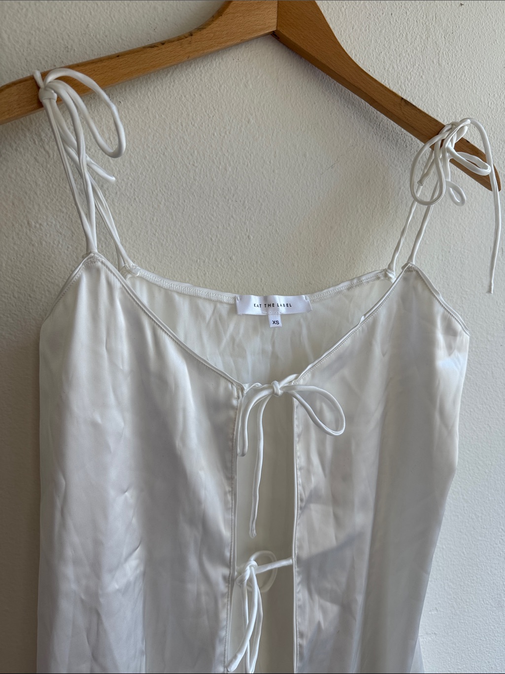 Kat The Label White Lottie Camisole Xs — image 5 of 6